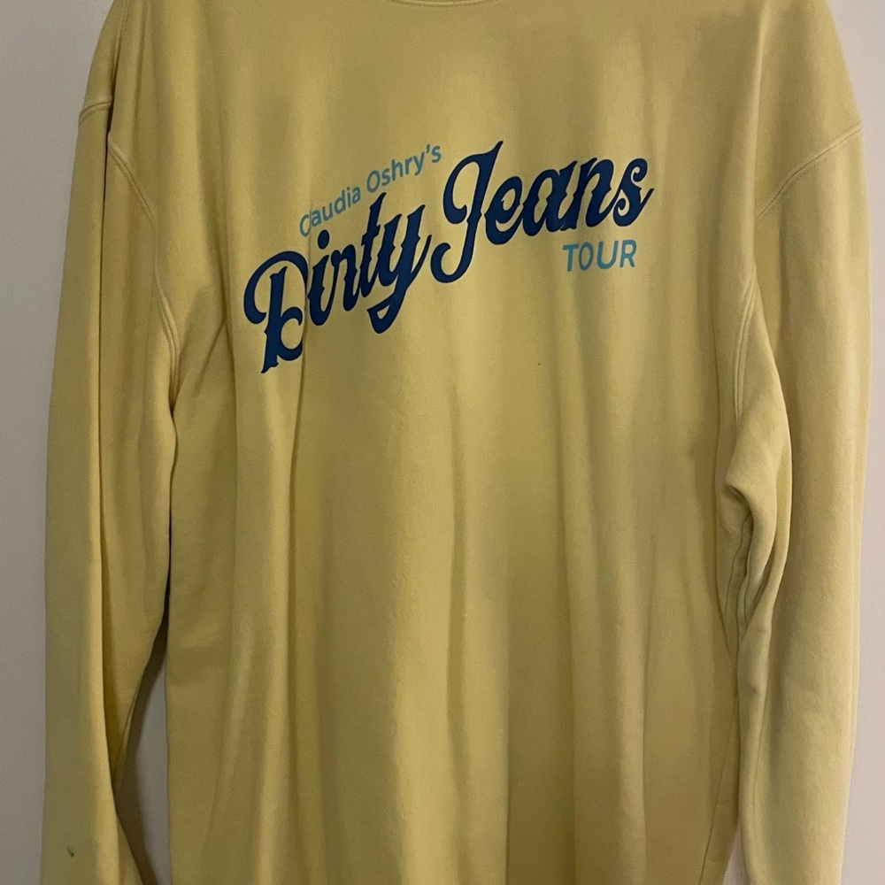 's Dirty Jeans Tour Yellow Sweatshirt